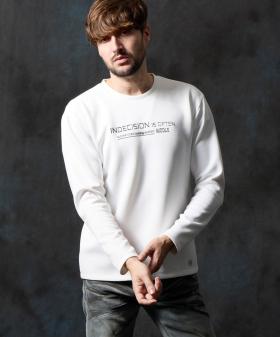 ストレッチポンチジェルプリント長袖Ｔシャツ