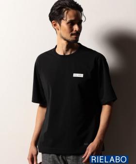【RIELABO】ロゴプリント クルーネックＴシャツ（日本製）