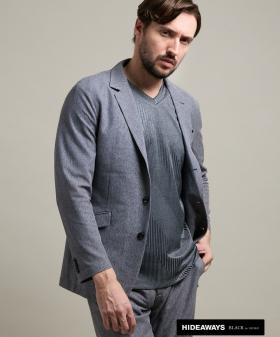 【HIDEAWAYS BLACK】シャリルジャージージャケット