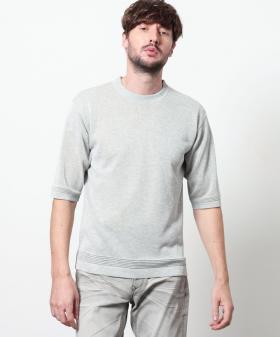 ハイゲージ5分袖サマーニット