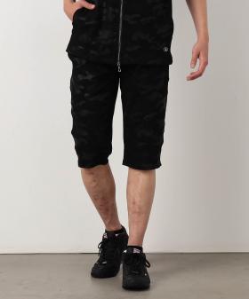 【NICOLE SPORTS】エンボス柄ハーフパンツ