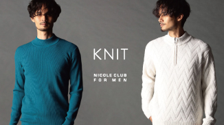 冬の日常を心地よくする一枚。着るだけで決まるニット。