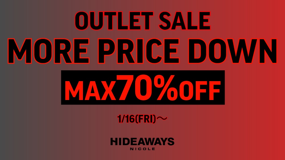 【HW】OUTLET MORE PRICE DOWN