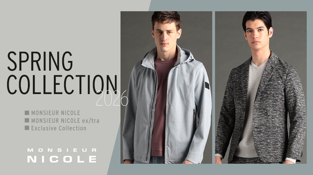 MONSIEUR NICOLE｜ニコル公式通販サイト｜NICOLE ONLINE SHOP
