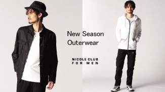 季節の変り目にオススメの羽織モノをラインナップ。