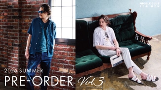 新型のシャツやサマーニットが先行予約​に登場！