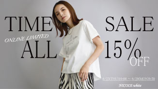 NICOLE white｜あのアイテムも1点から15％OFF！お得にGETしてください♪