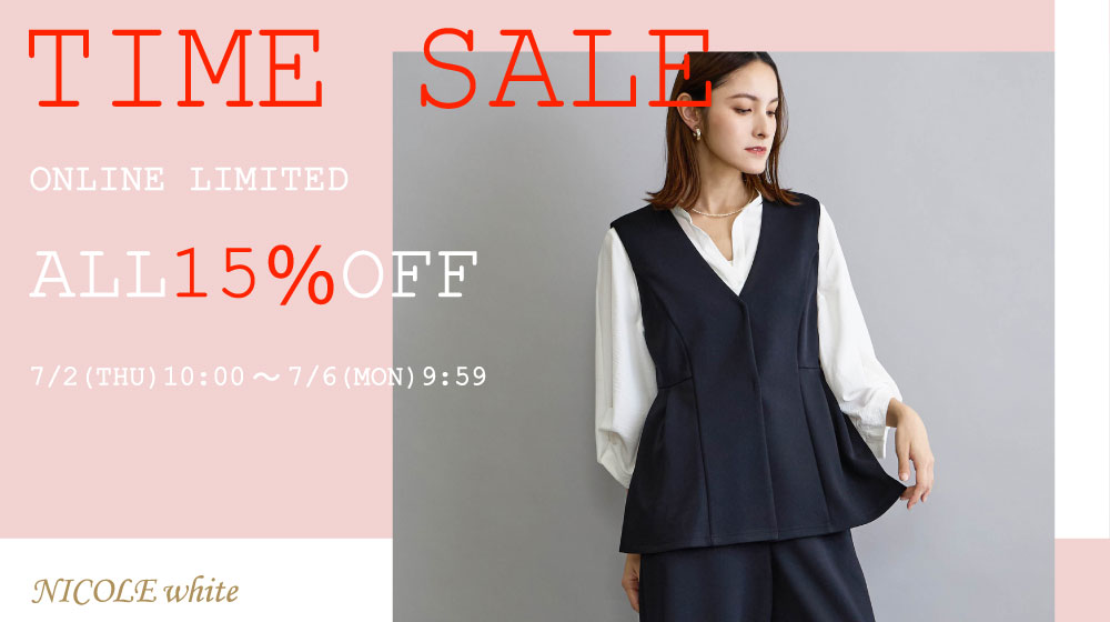 【NW】TIME SALE ALL15%OFF